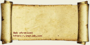 Jovana Trošić vizit kartica